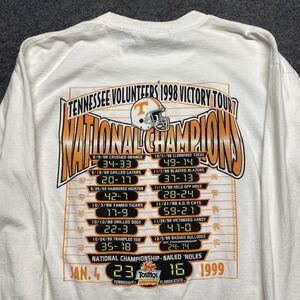VTG Logo Athletic Tennessee Volunteers Vols National Champions Longsleeve Fits L